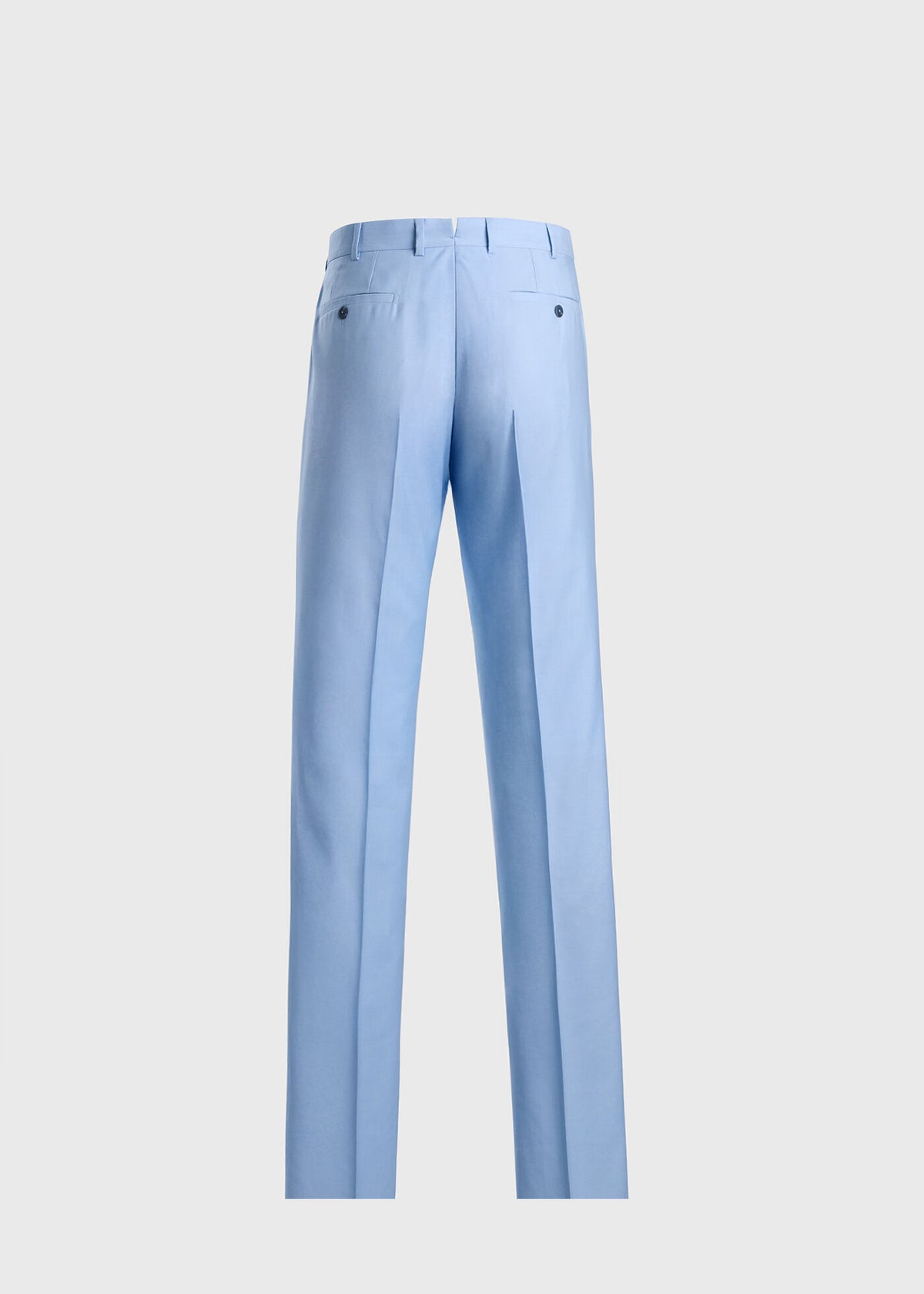 Super 100s Wool Dress Trouser Powder Blue - Paul Stuart