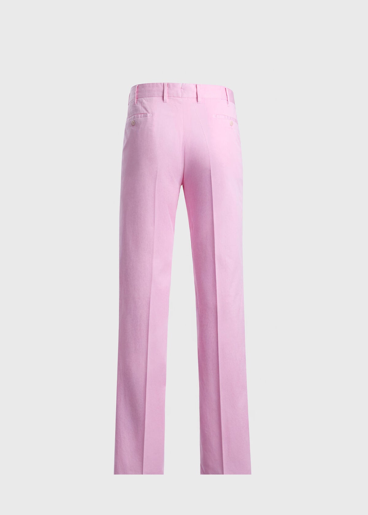 Cotton & Silk Garment Dyed Trouser Lavender - Paul Stuart