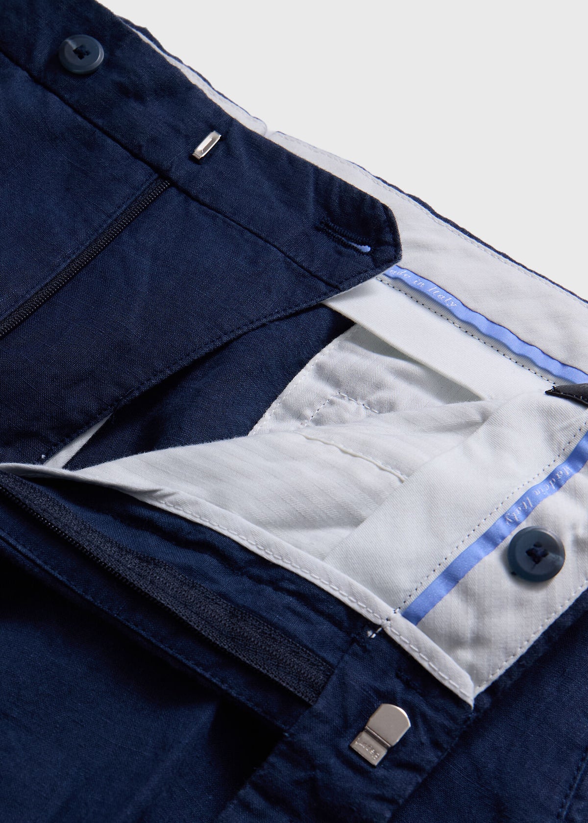 Irish Linen Dress Trouser Light Blue - Paul Stuart