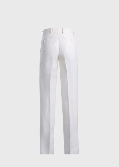 Linen Dress Trousers Tan - Paul Stuart