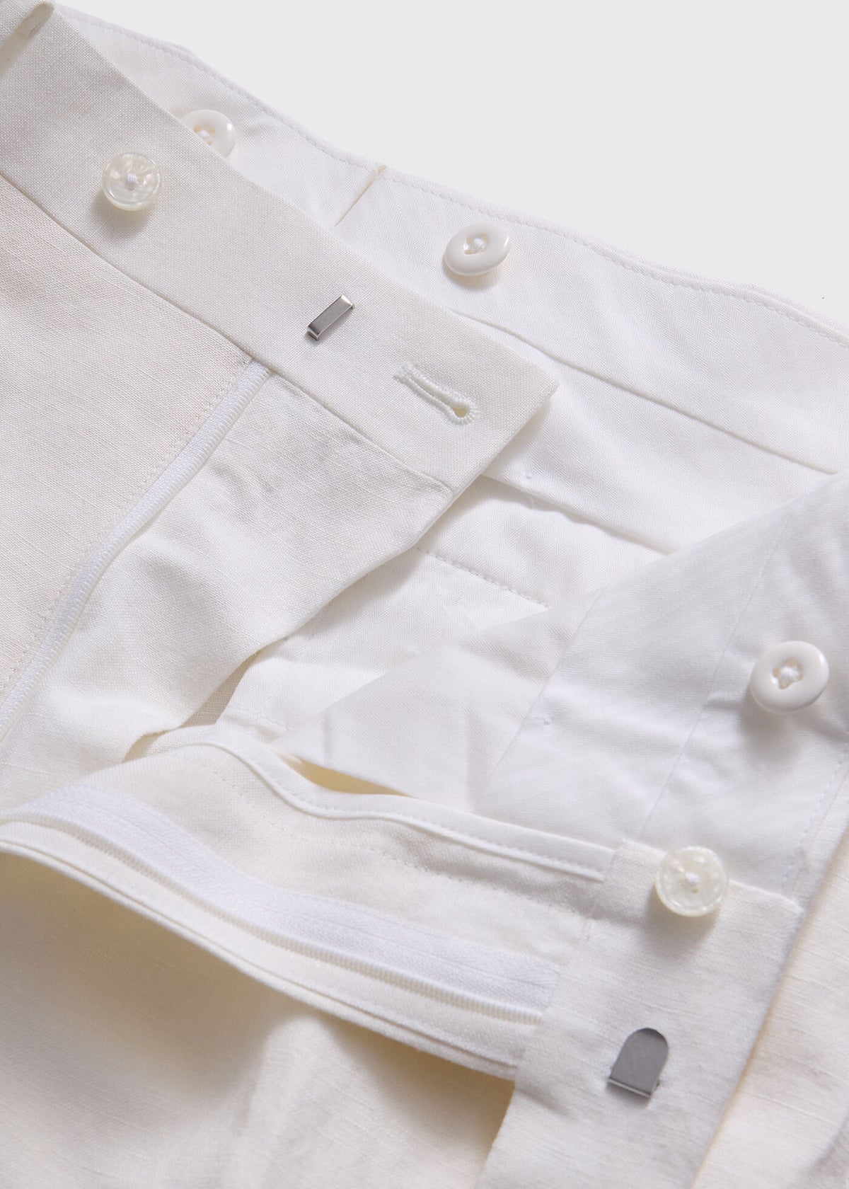 Linen Dress Trousers Tan - Paul Stuart