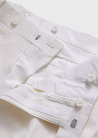 Linen Dress Trousers Tan - Paul Stuart