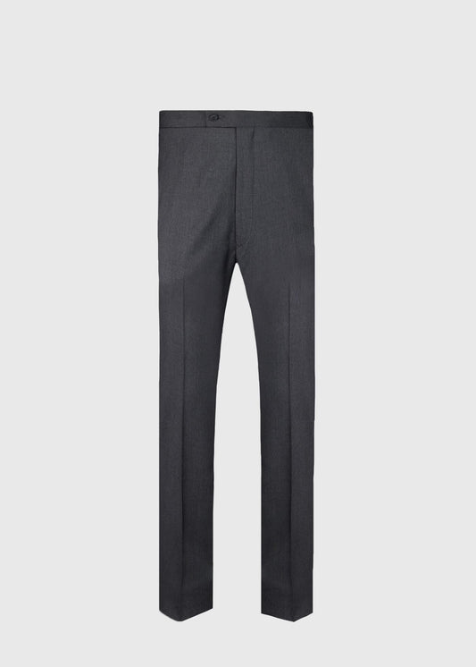 Super 110s All Year Wool Dress Trouser Light Grey - Paul Stuart