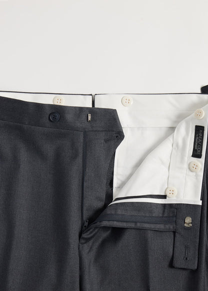Super 110s All Year Wool Dress Trouser Light Grey - Paul Stuart