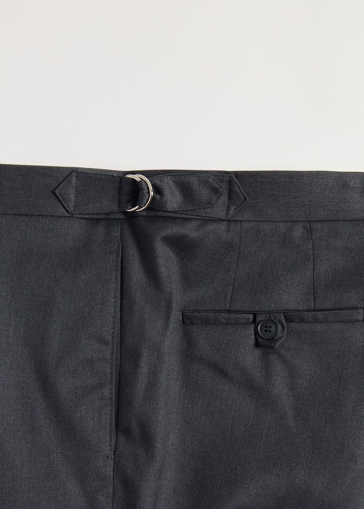 Super 110s All Year Wool Dress Trouser Light Grey - Paul Stuart