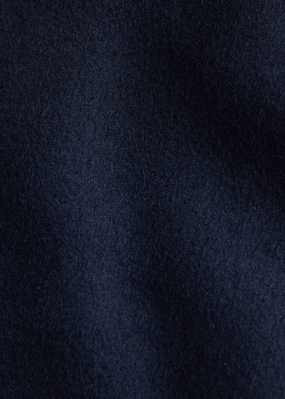 Super 170s Wool Water Repellent Coat Navy - Paul Stuart