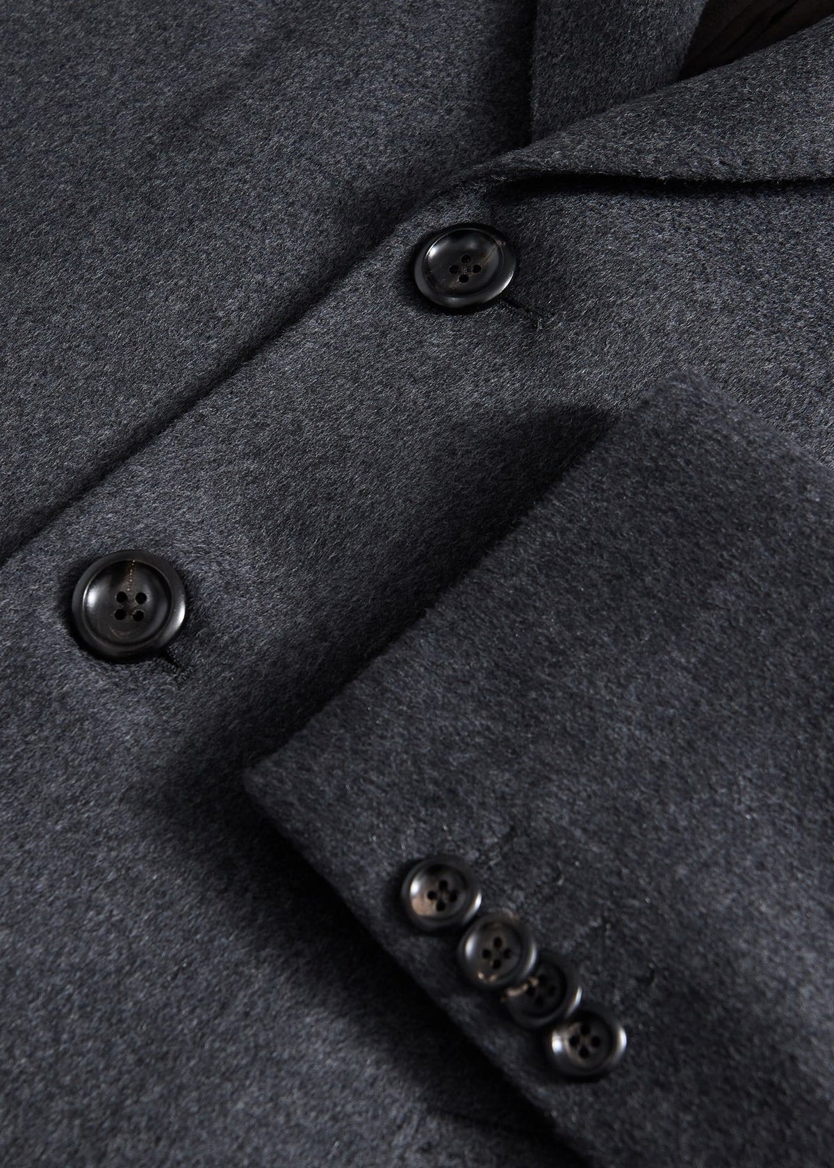 Wool & Cashmere Overcoat with Gilet Grey - Paul Stuart