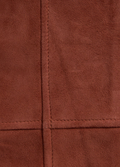 Classic Suede Jacket Brick - Paul Stuart