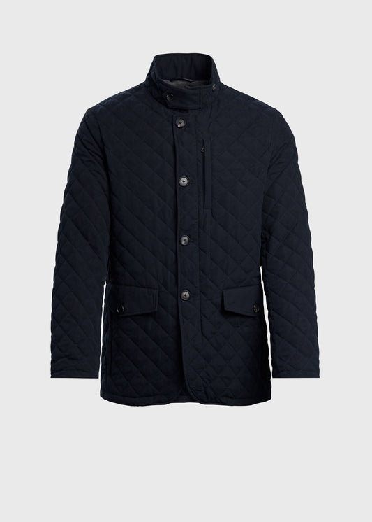 Belsetta Quilted Coat Navy - Paul Stuart