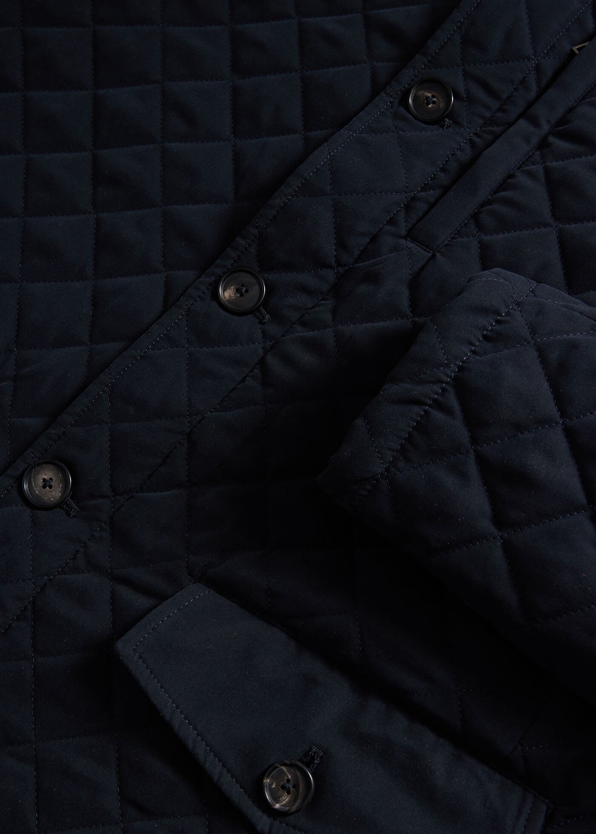 Belsetta Quilted Coat Navy - Paul Stuart