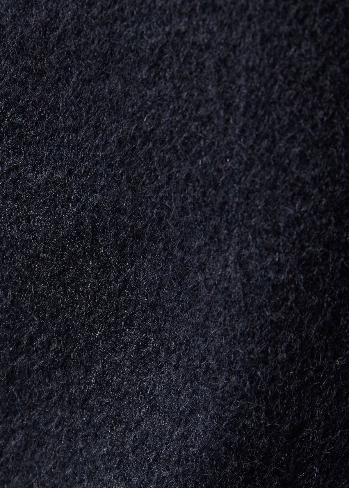 Cashmere Coat with Faux Fur Collar Navy - Paul Stuart