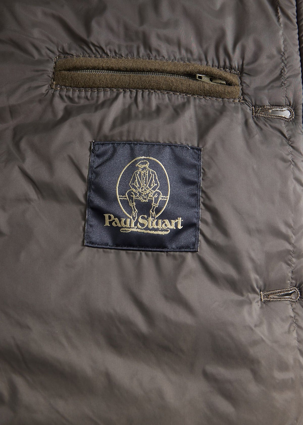 Wool & Cashmere Quilted Vest Camel, unselectable - Paul Stuart