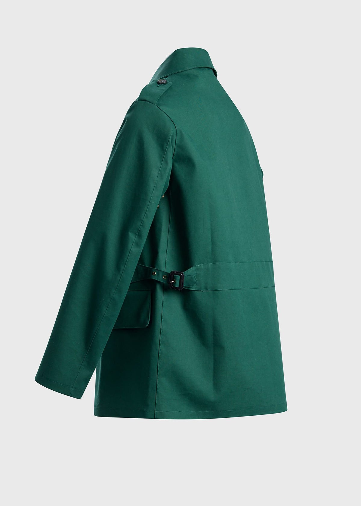 Double Breasted Raincoat Green - Paul Stuart