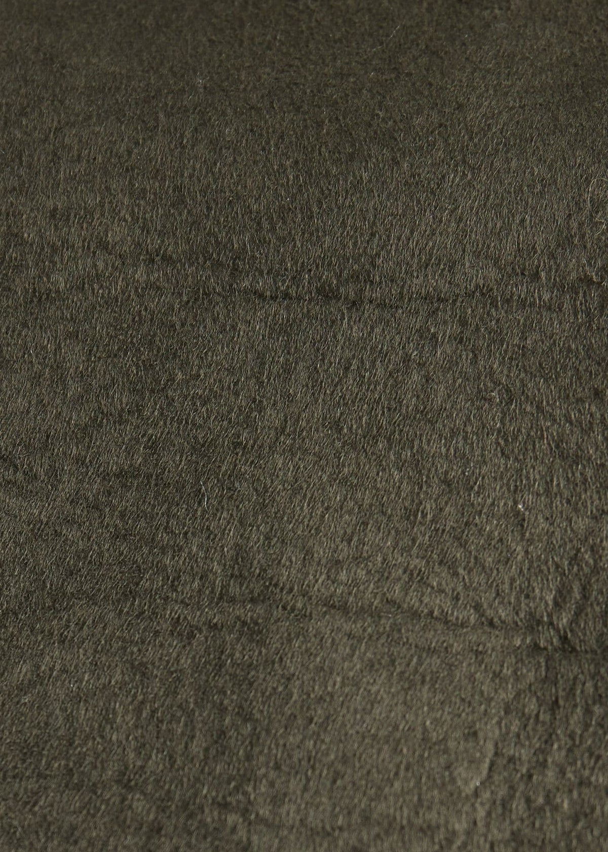 Modern Suede Coat with Shearling Trim Olive - Paul Stuart