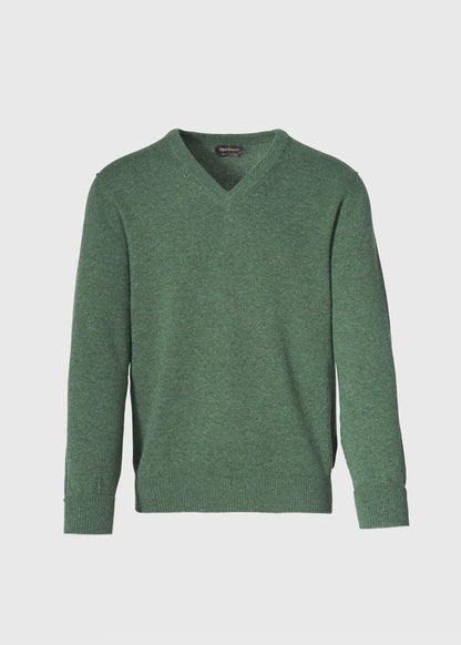 Classic Cashmere V-Neck Sweater Powder Blue, unselectable - Paul Stuart