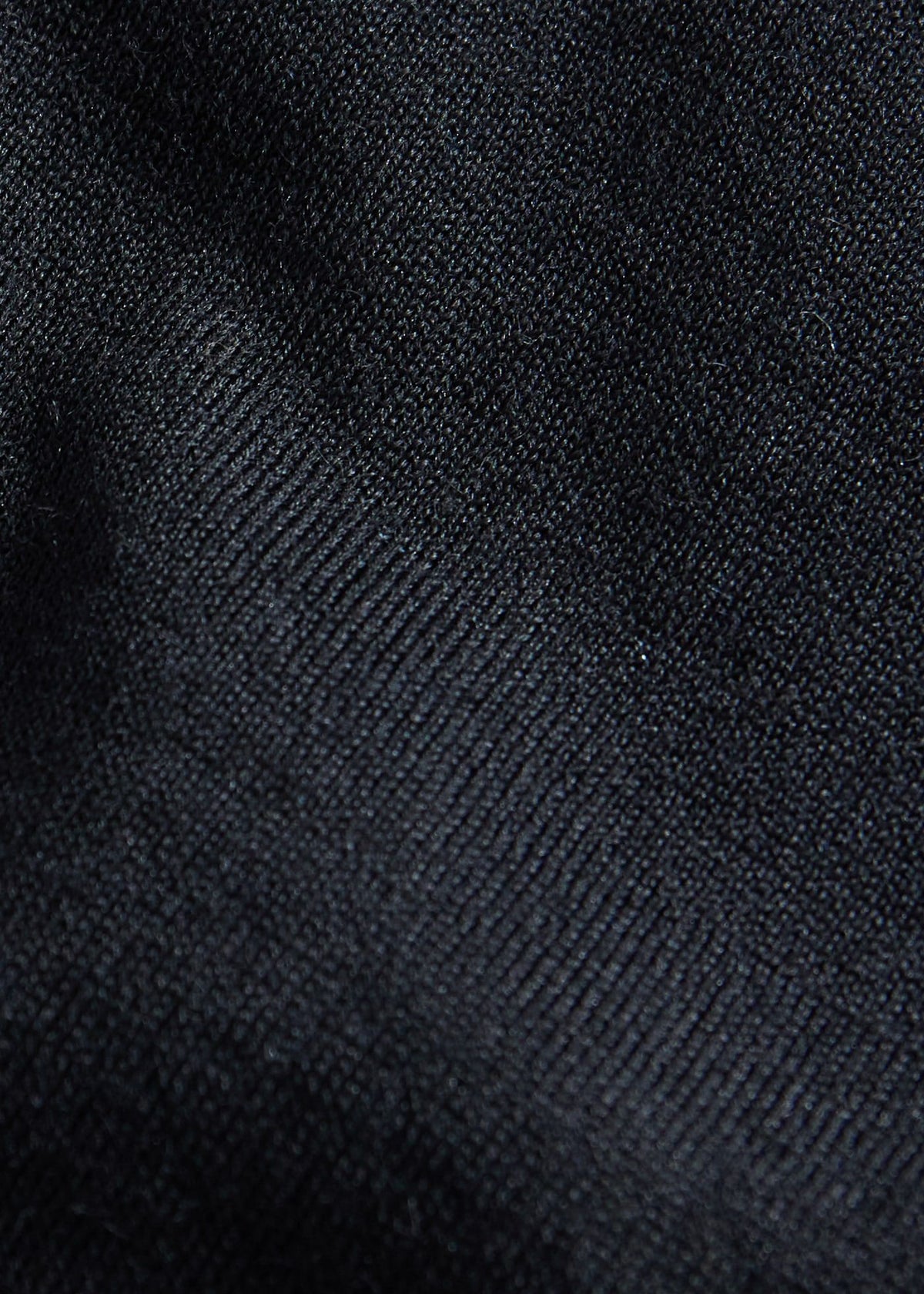Silk & Cashmere Turtleneck Black - Paul Stuart