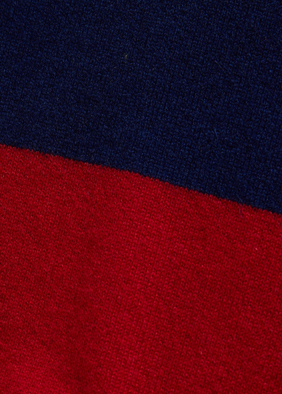 Lightweight Cashmere Rugby Sweater Navy/Gold - Paul Stuart