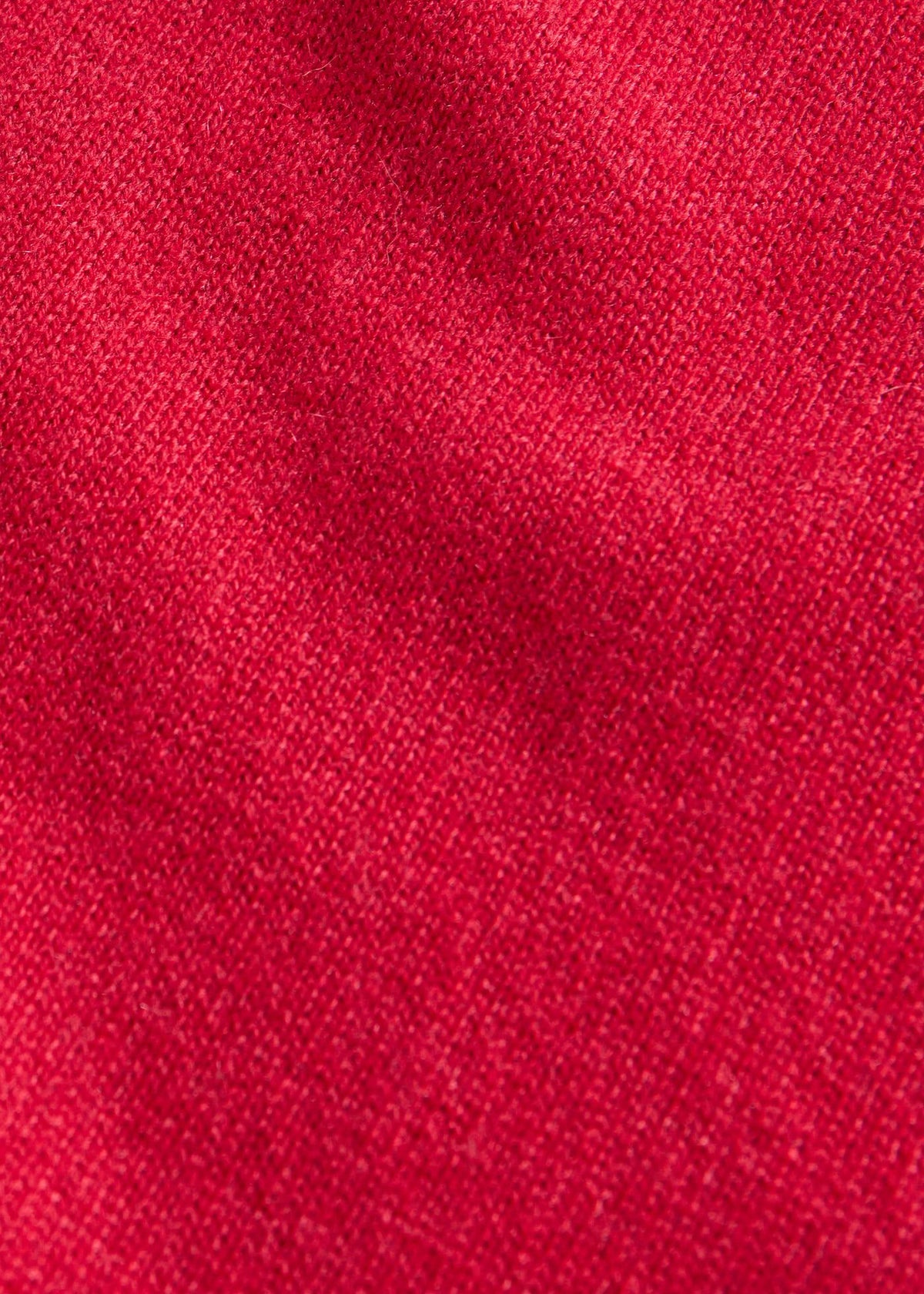 Essential Cashmere Quarter Zip Sweater Crimson - Paul Stuart