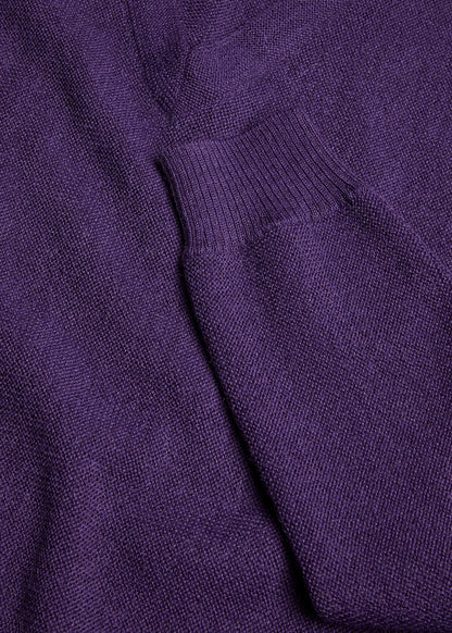 Classic Alpaca Links V-Neck Sweater Green Mix - Paul Stuart
