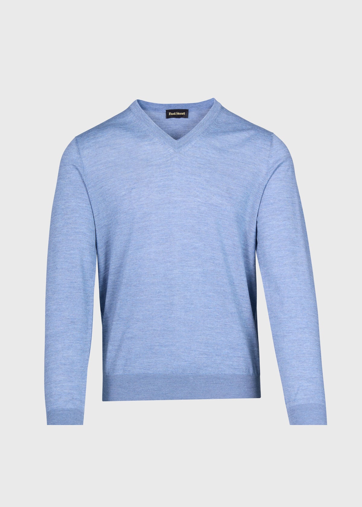 Essential Merino Wool V-neck Sweater Burgundy - Paul Stuart