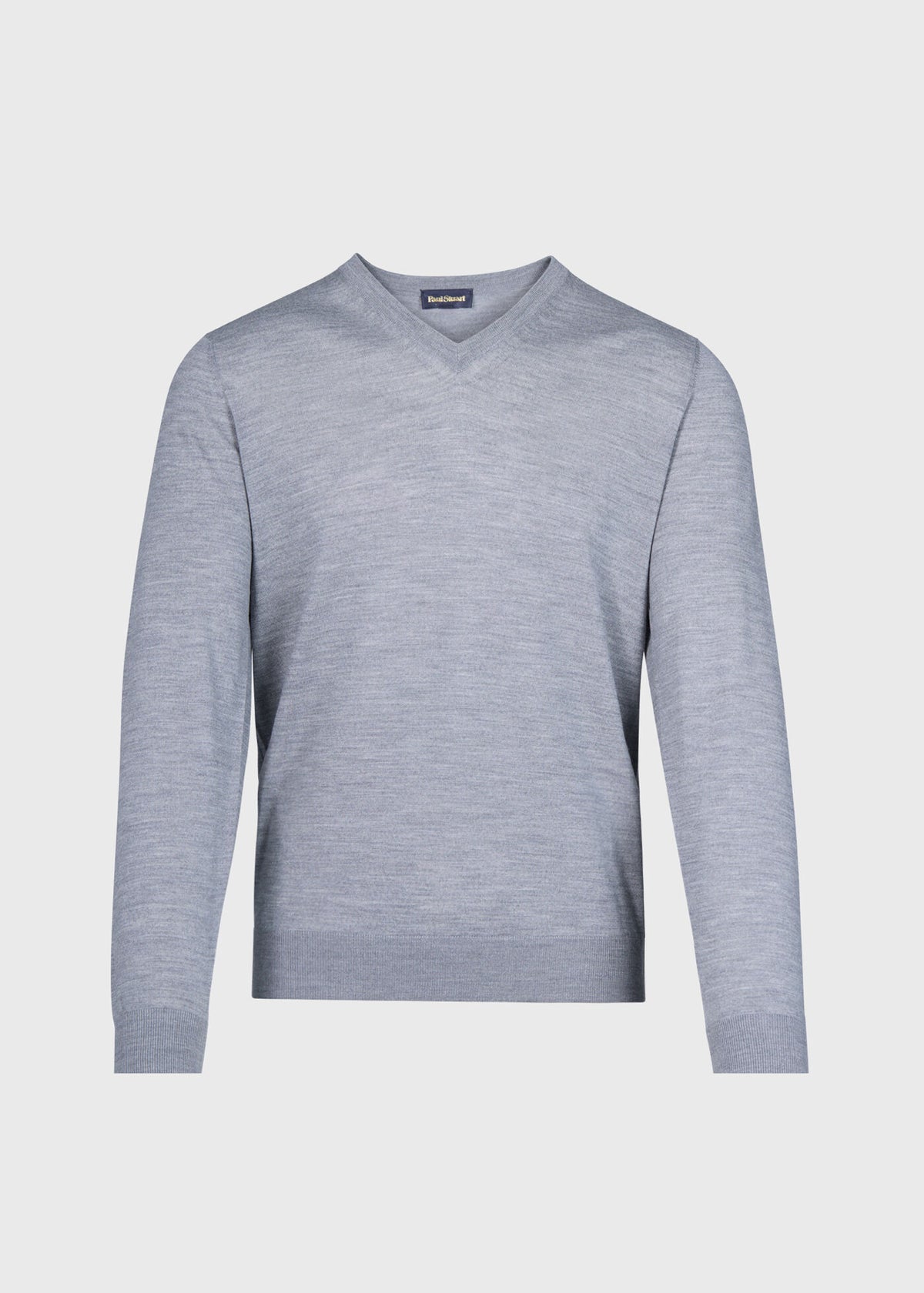 Essential Merino Wool V-neck Sweater Burgundy - Paul Stuart