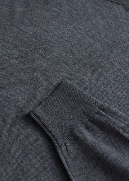 All Year Wool Sweater Black - Paul Stuart