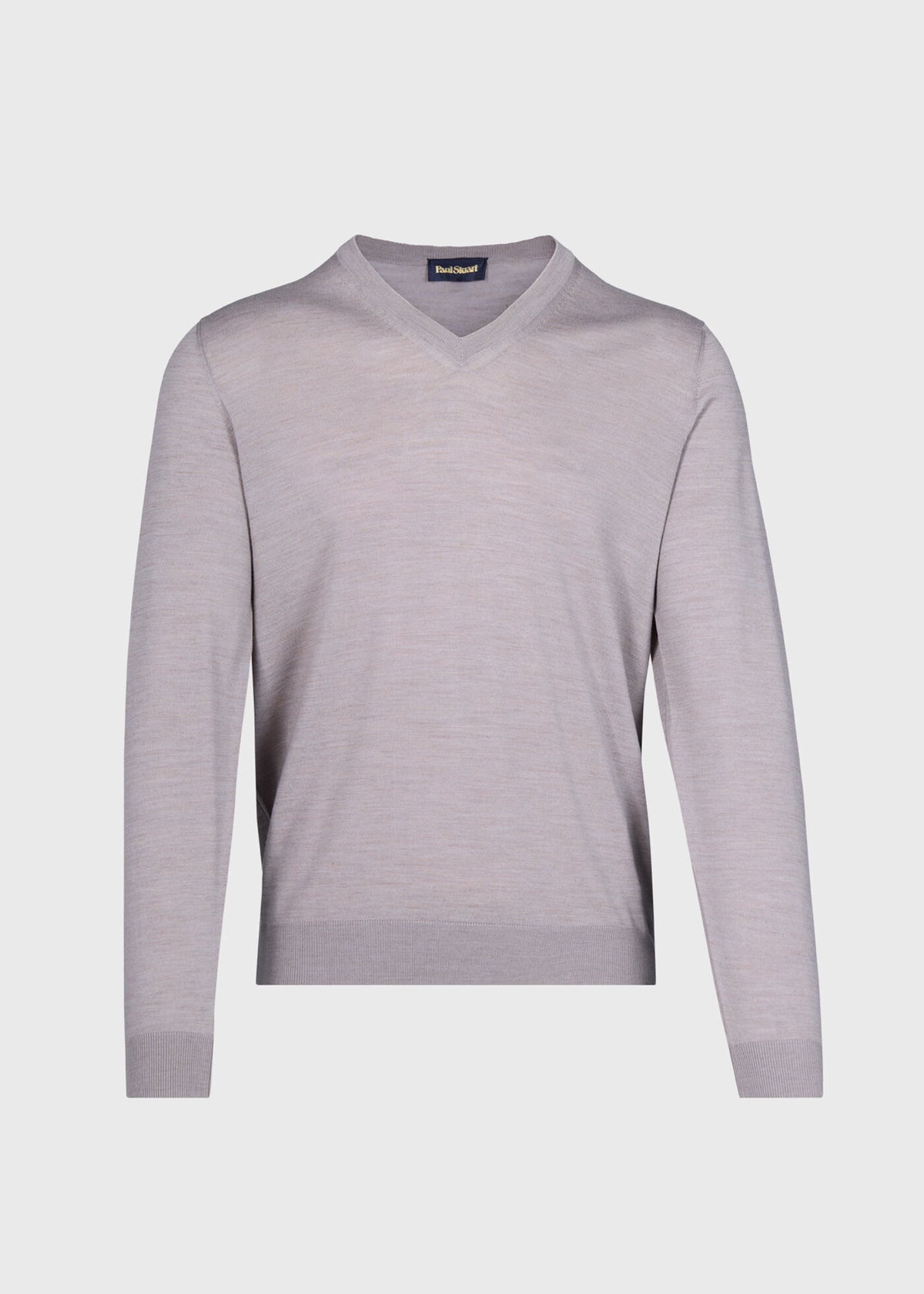 Essential Merino Wool V-neck Sweater Burgundy - Paul Stuart