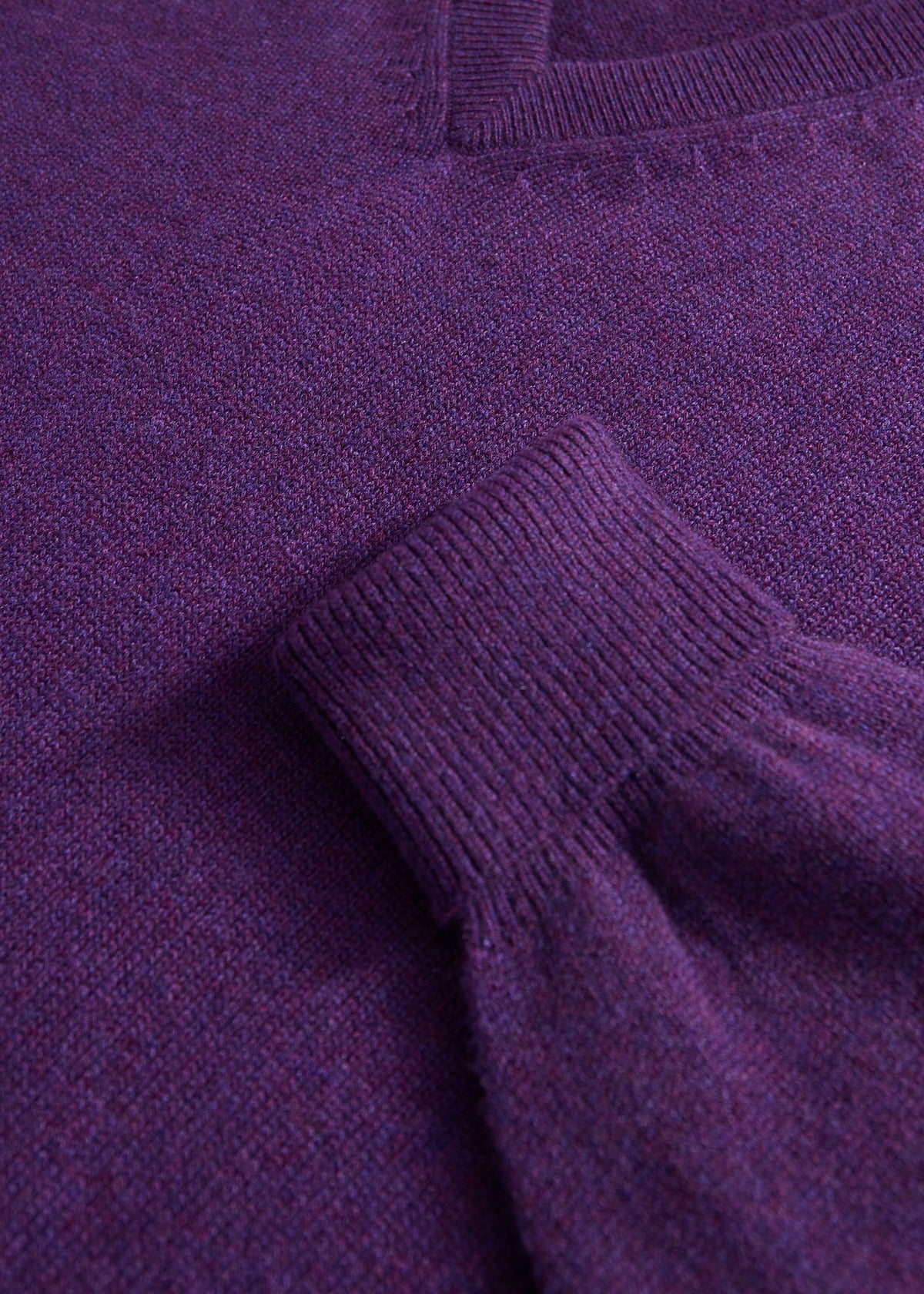 Classic Cashmere V-Neck Sweater Powder Blue, unselectable - Paul Stuart