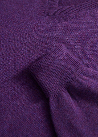 Classic Cashmere V-Neck Sweater Powder Blue, unselectable - Paul Stuart