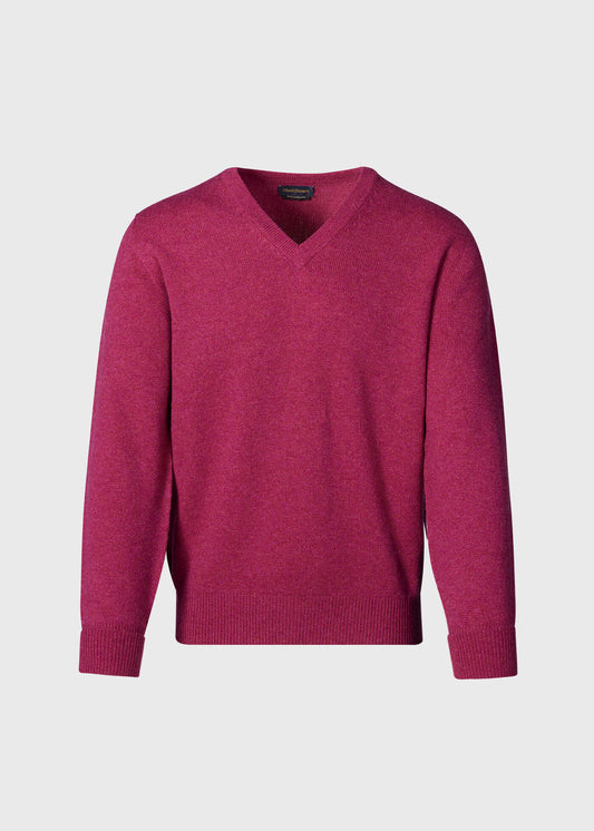 Classic Cashmere V-Neck Sweater Powder Blue, unselectable - Paul Stuart