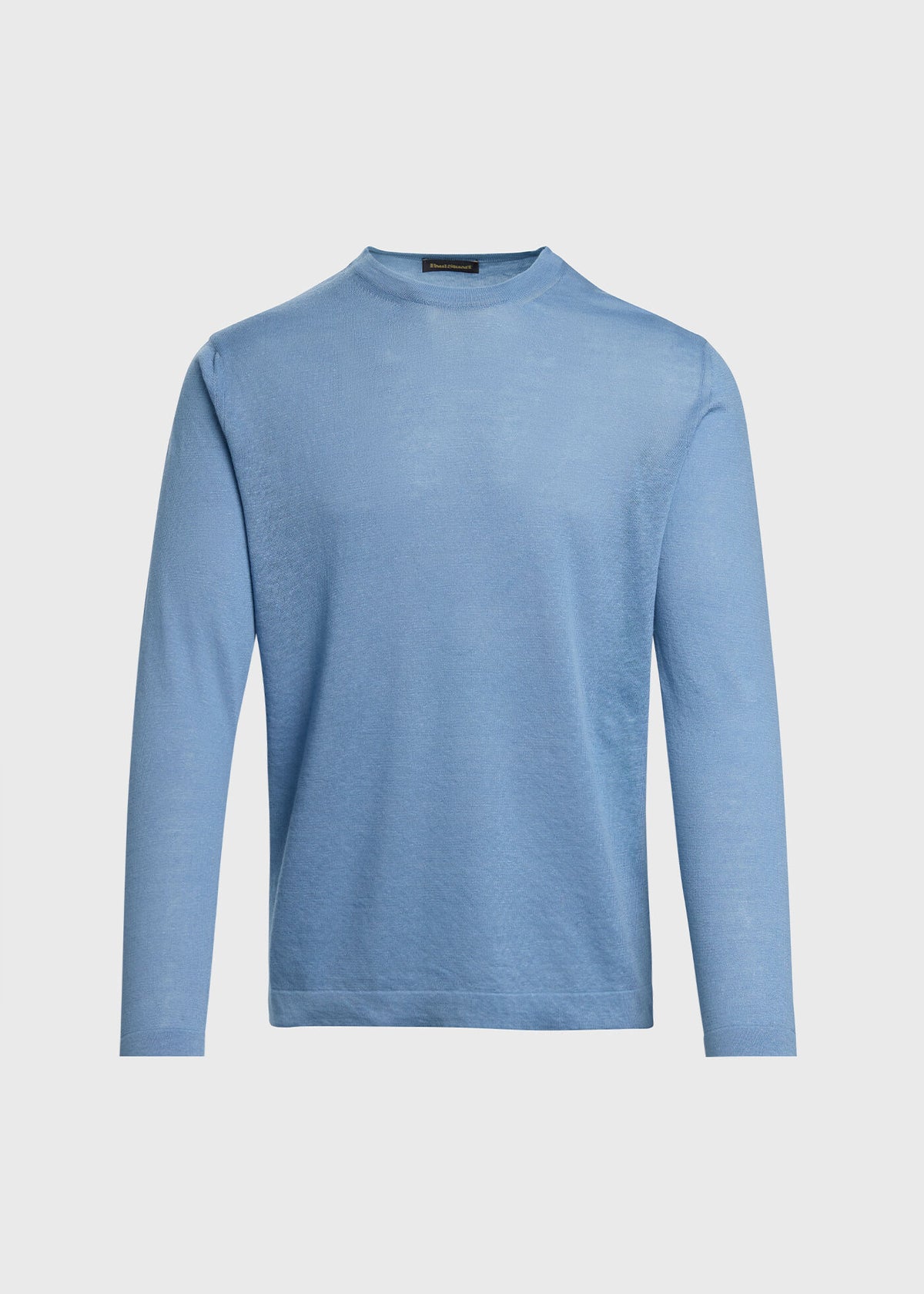 Cotton & Linen Summer Sweater Light Blue - Paul Stuart