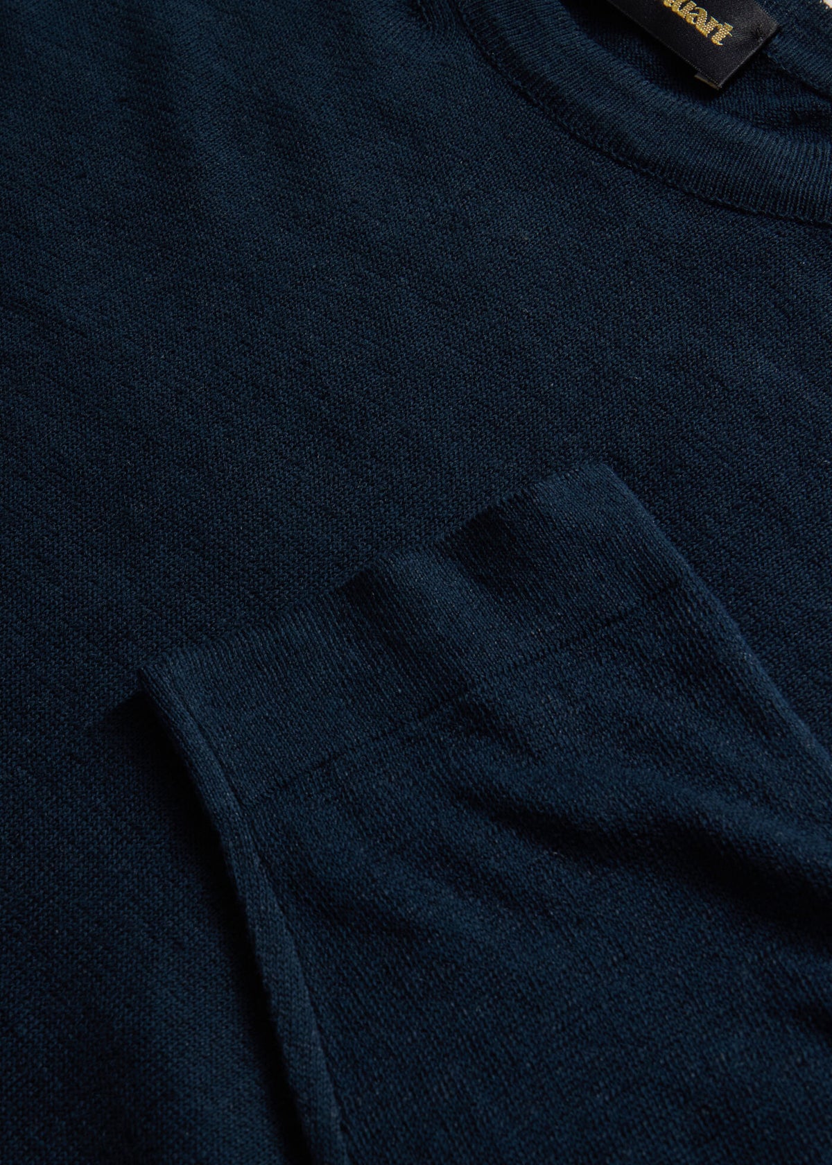 Cotton & Linen Summer Sweater Light Blue - Paul Stuart