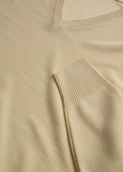 Silk Honeycomb Sweater Powder Blue - Paul Stuart