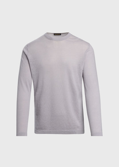 Cotton & Linen Summer Sweater Light Blue - Paul Stuart