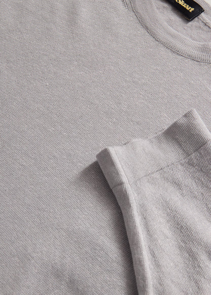 Cotton & Linen Summer Sweater Light Blue - Paul Stuart
