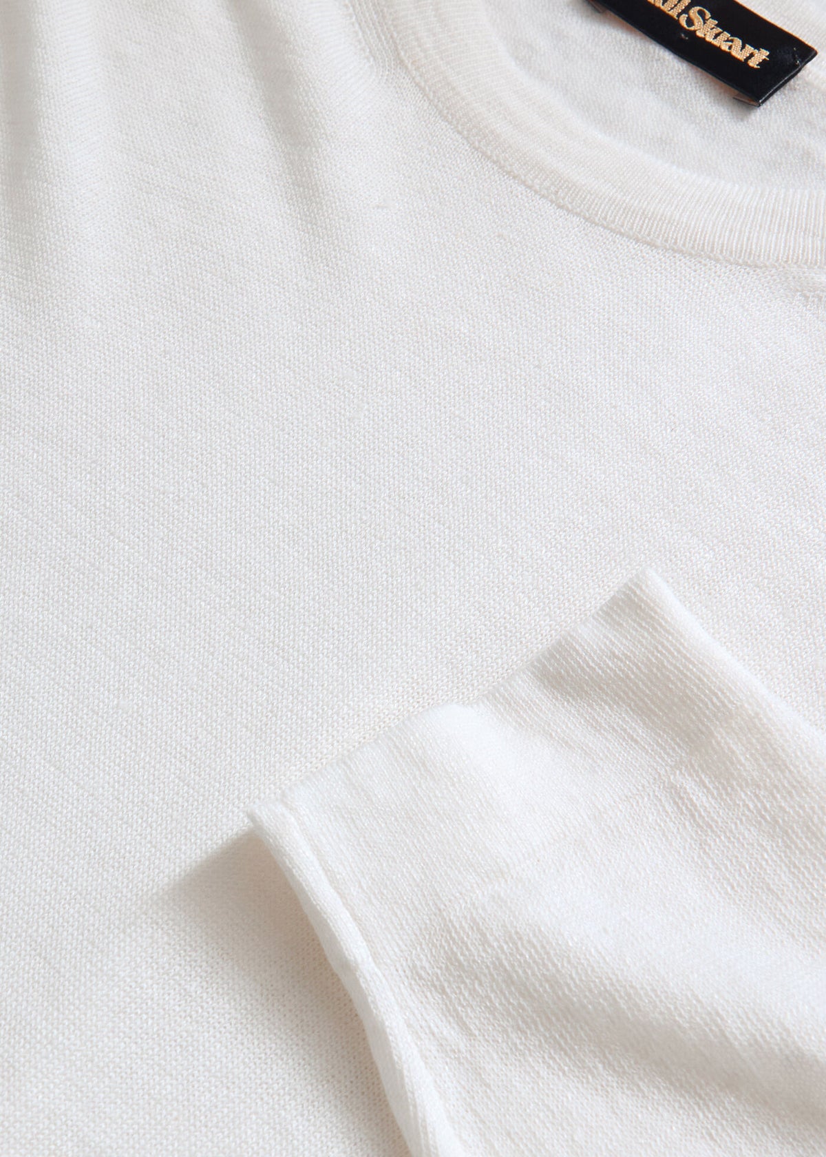 Cotton & Linen Summer Sweater Light Blue - Paul Stuart