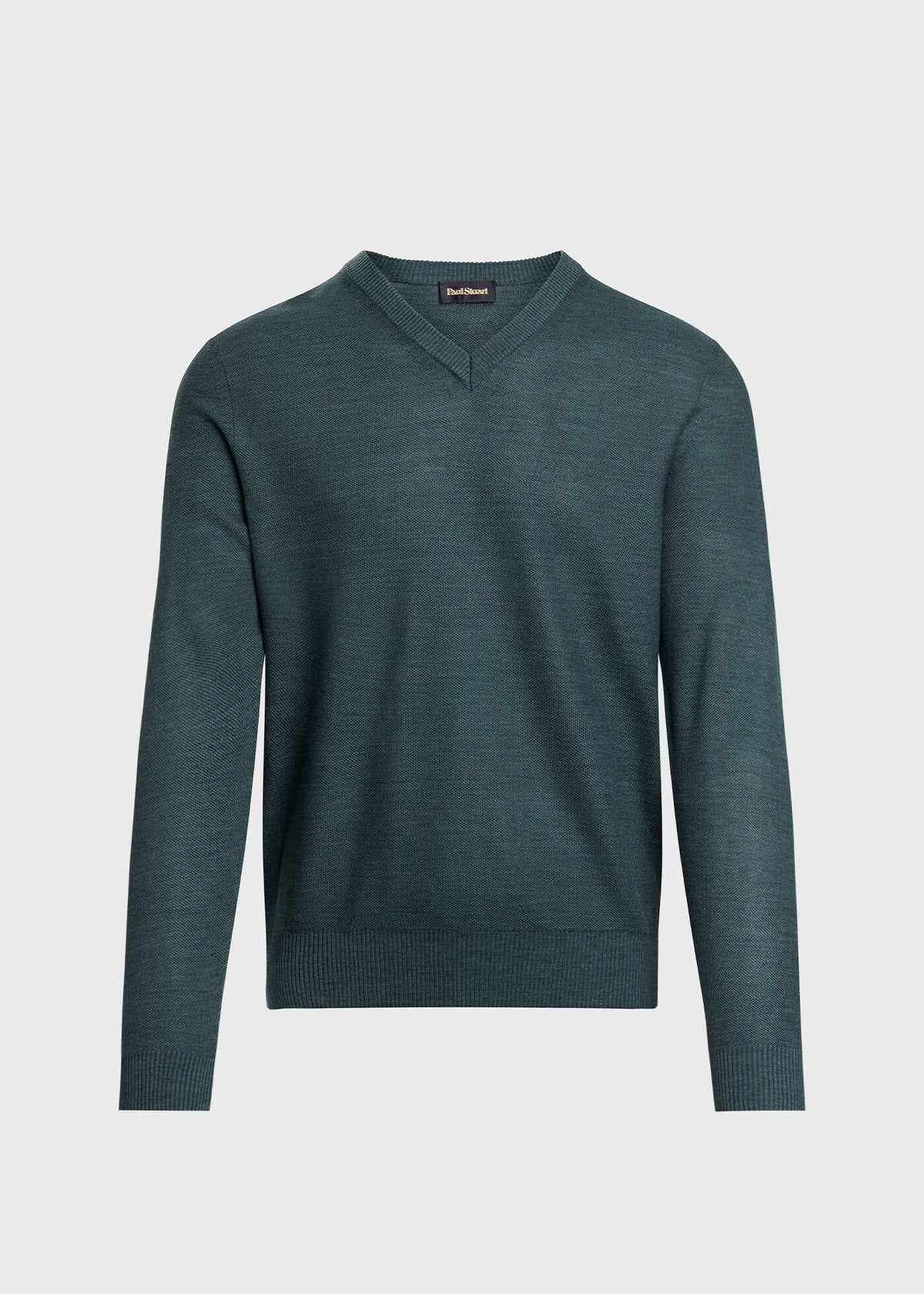 Silk Honeycomb Sweater Powder Blue - Paul Stuart