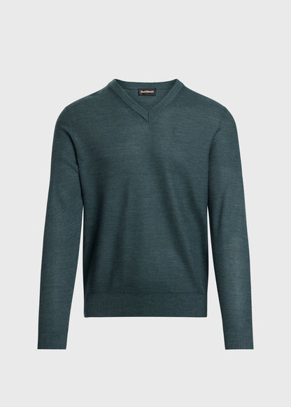Silk Honeycomb Sweater Powder Blue - Paul Stuart