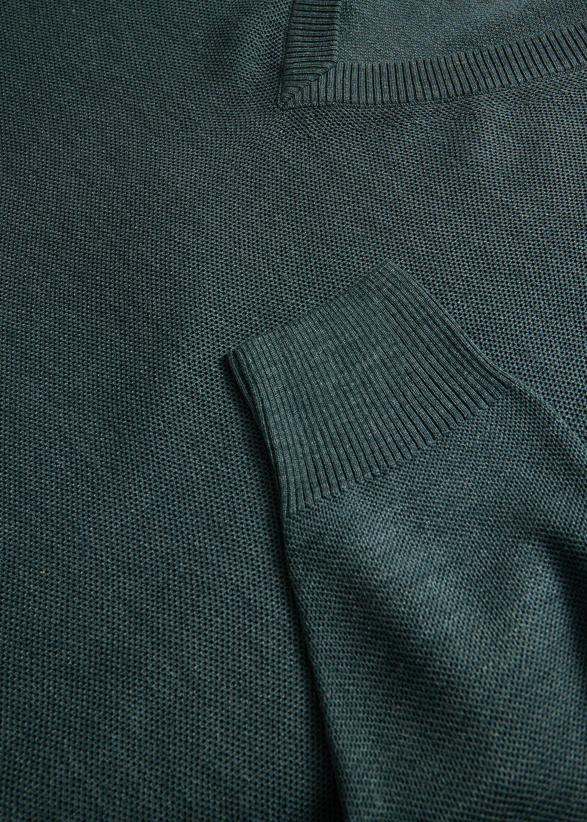 Silk Honeycomb Sweater Powder Blue - Paul Stuart