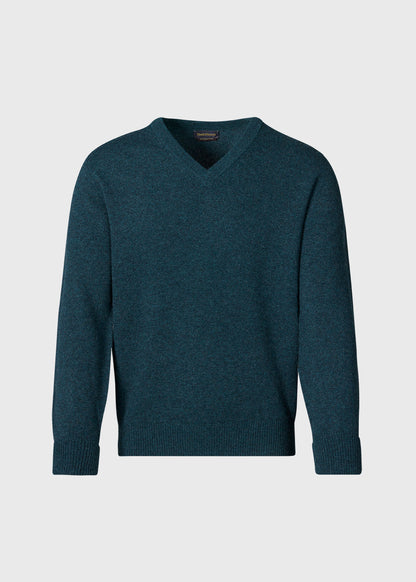 Classic Cashmere V-Neck Sweater Powder Blue, unselectable - Paul Stuart