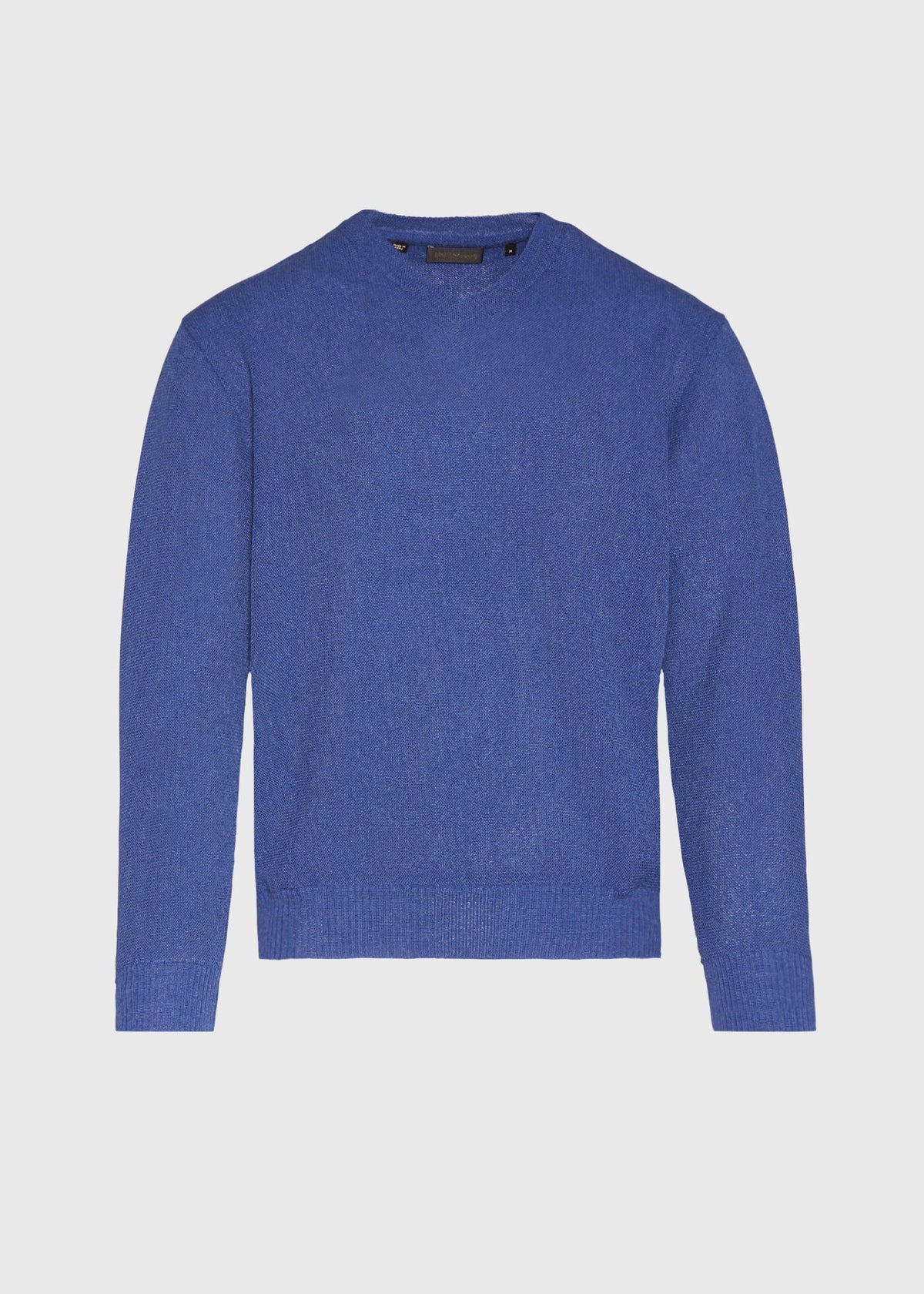 Classic Alpaca Links V-Neck Sweater Green Mix - Paul Stuart