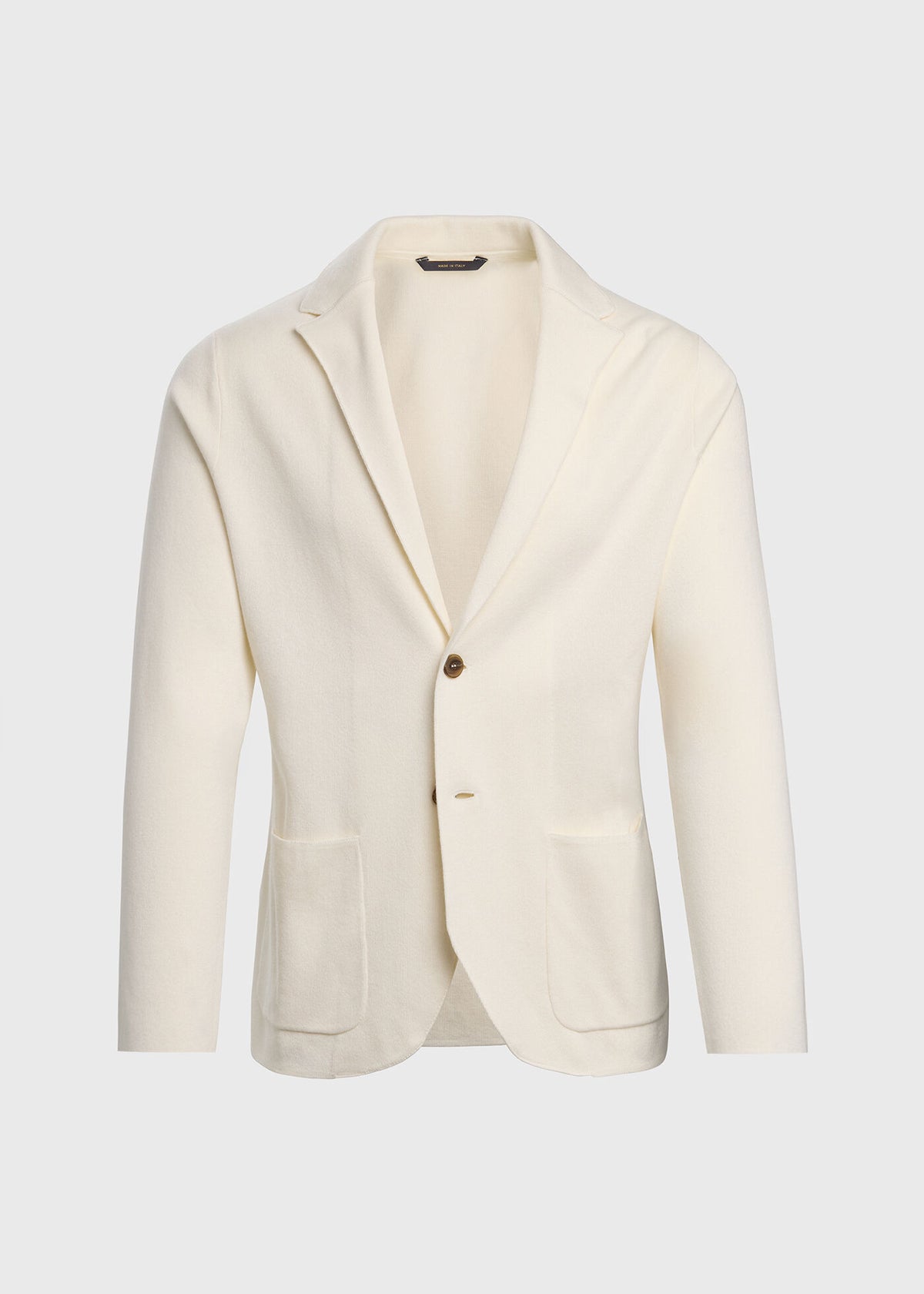 Single Breasted Knit Blazer Denim - Paul Stuart