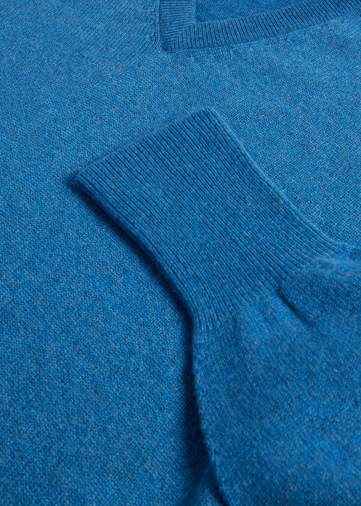 Classic Cashmere V-Neck Sweater Powder Blue, unselectable - Paul Stuart
