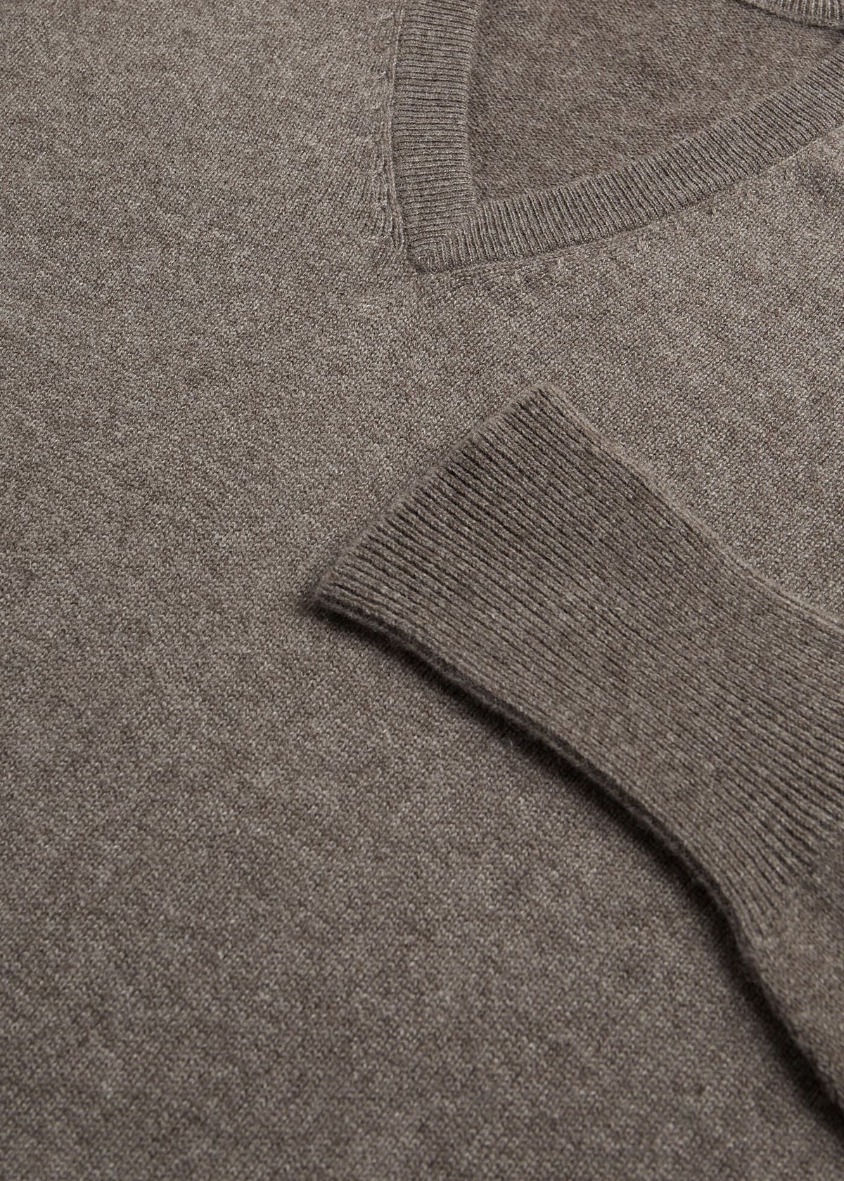 Classic Cashmere V-Neck Sweater Powder Blue, unselectable - Paul Stuart