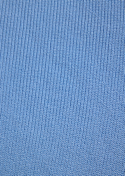 Ribbed Full Zip Cardigan Blue - Paul Stuart