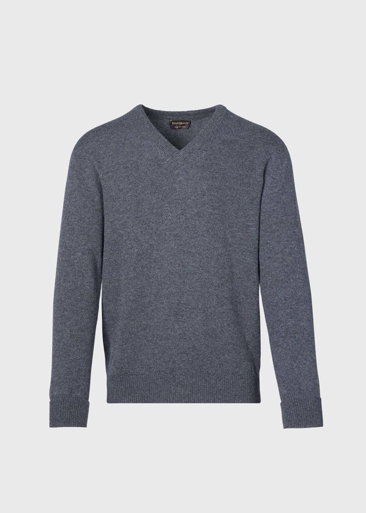 Classic Cashmere V-Neck Sweater Powder Blue, unselectable - Paul Stuart