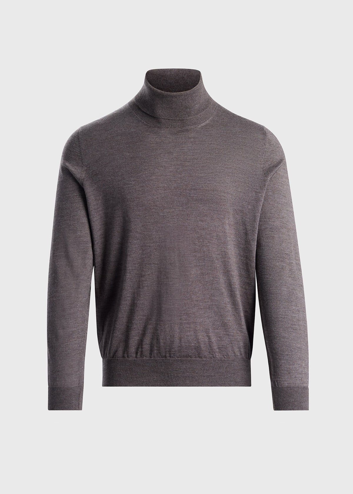 Silk & Cashmere Turtleneck Black - Paul Stuart