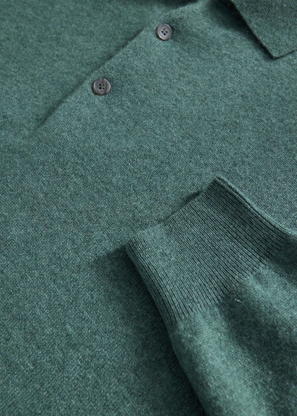 Essential Cashmere Polo Denim - Paul Stuart