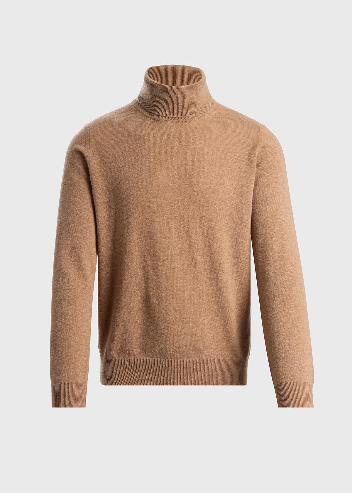Essential Cashmere Turtleneck Camel - Paul Stuart