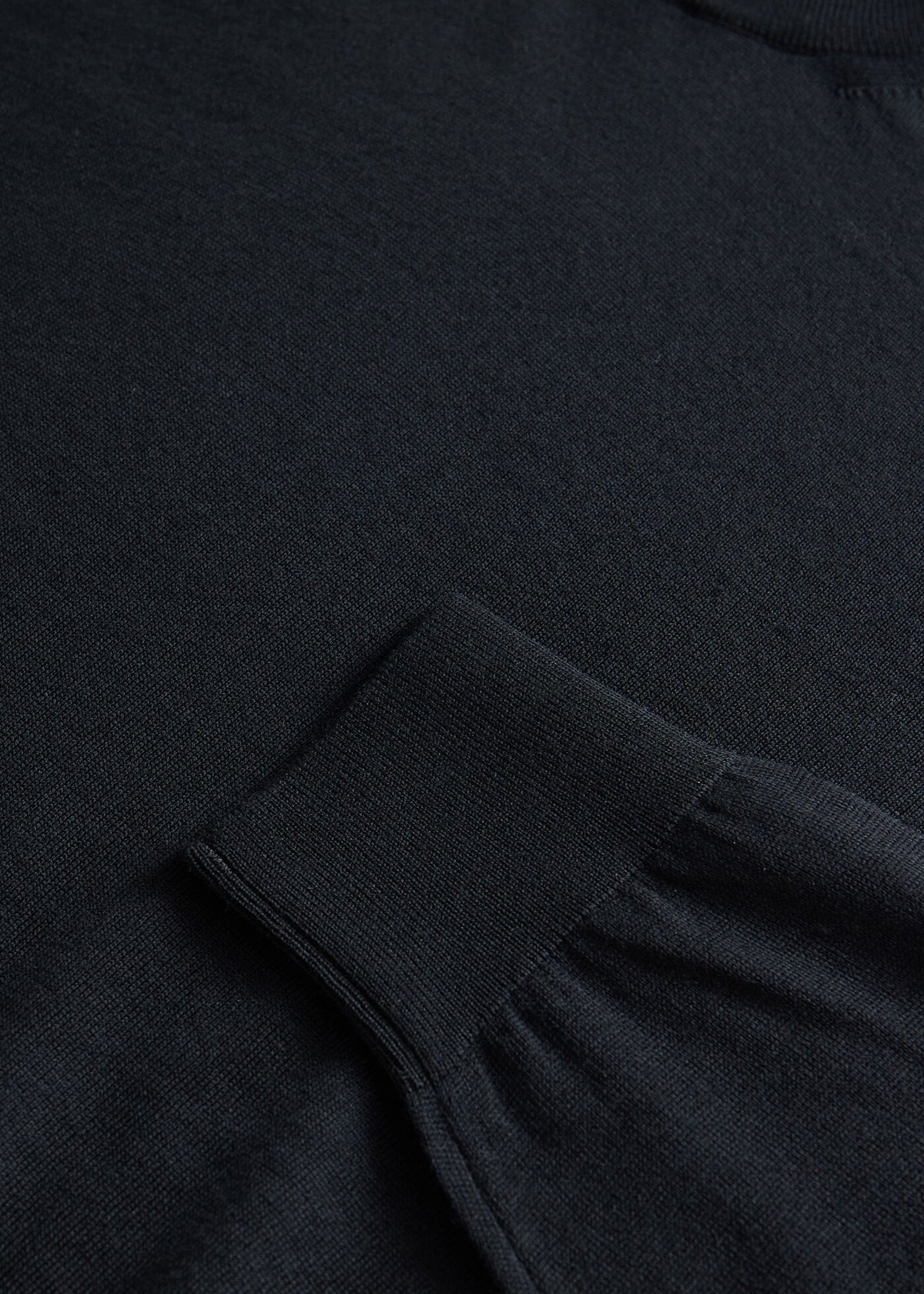 All Year Wool Sweater Black - Paul Stuart